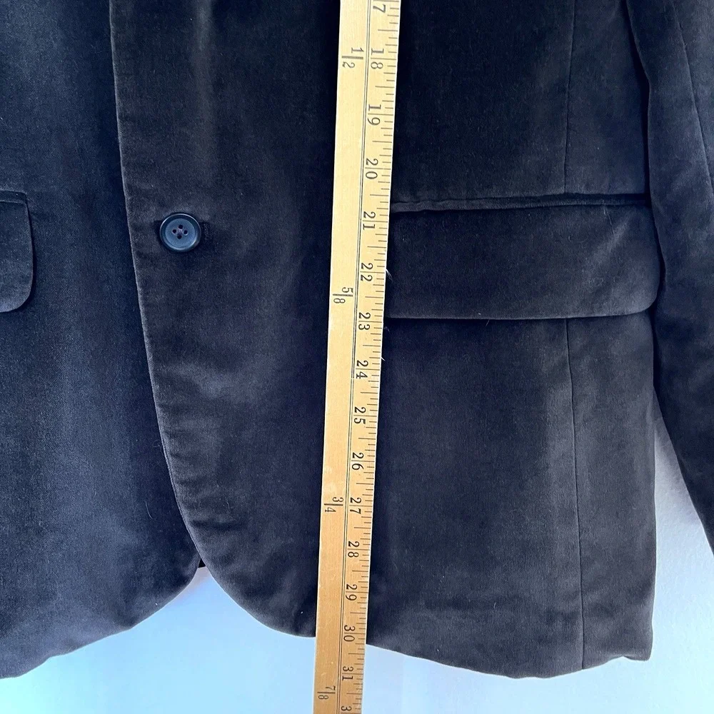 Banana Republic Mens Cotton Velvet Sport Coat Size 42R Brown 2 Button Notch READ